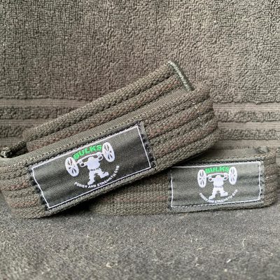 BULKS Powerlifting Strongman Weightlifting Pro Deadlift Straps